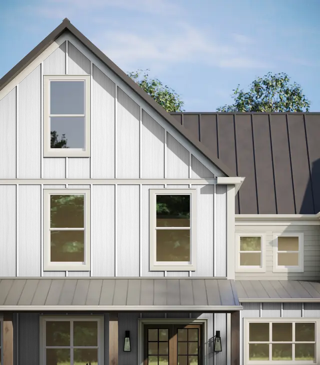 Home exterior visualization with missing siding panels. Duluth Construction provides expert siding installation to enhance durability, energy efficiency, and curb appeal with high-quality materials and craftsmanship.