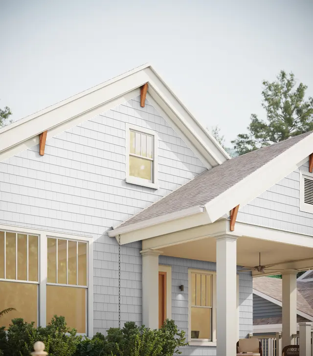 Home exterior rendering showing unfinished siding. Duluth Construction specializes in professional siding installation and repair, ensuring durable, energy-efficient, and visually appealing home exteriors.