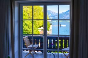 Scenic view through a newly installed window by Duluth Construction, experts in home window repair and window replacement Portland. High-quality craftsmanship for residential projects by trusted Portland contractors.